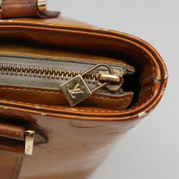 LOUIS VUITTON Monogram Vernis Houston Hand Bag Gris M91053 - Picture 9 of 16